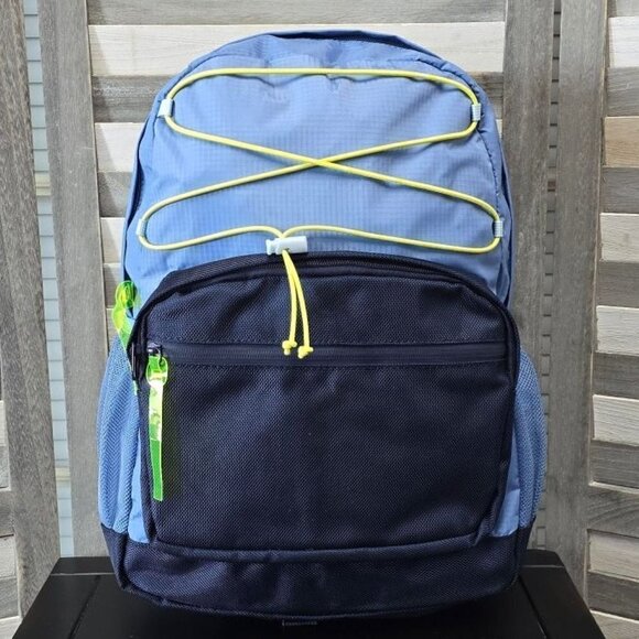 Kids' 16" Colorblock Ripstop Backpack | Cat & Jack™ Blue - Picture 1 of 12